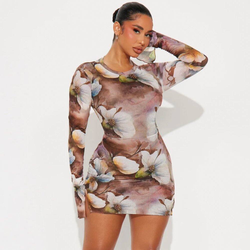 Kennedi Mesh Mini Dress